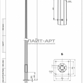 Опора ОГКф-10 (400х400)