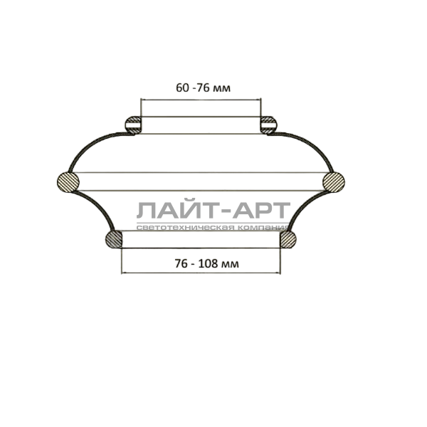 МЕЖТРУБНЫЙ ПЕРЕХОДНИК ЛЮКС СТАЛЬ
